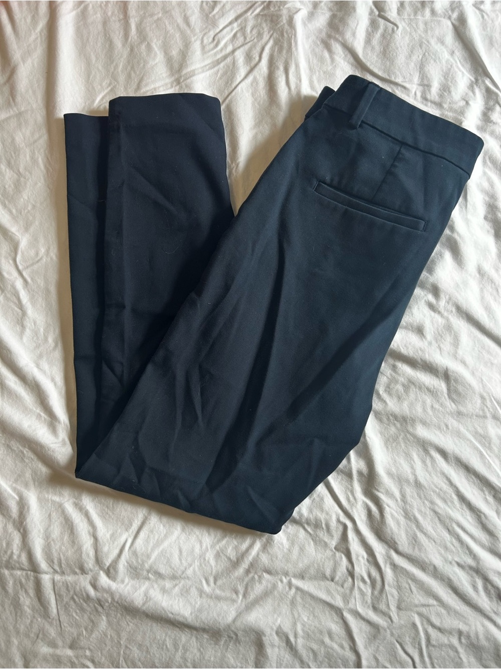 LOFT navy Cropped Dress Pants